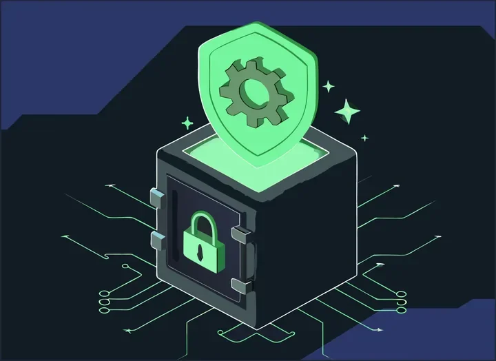 Account privacy and security illustration at MineBit